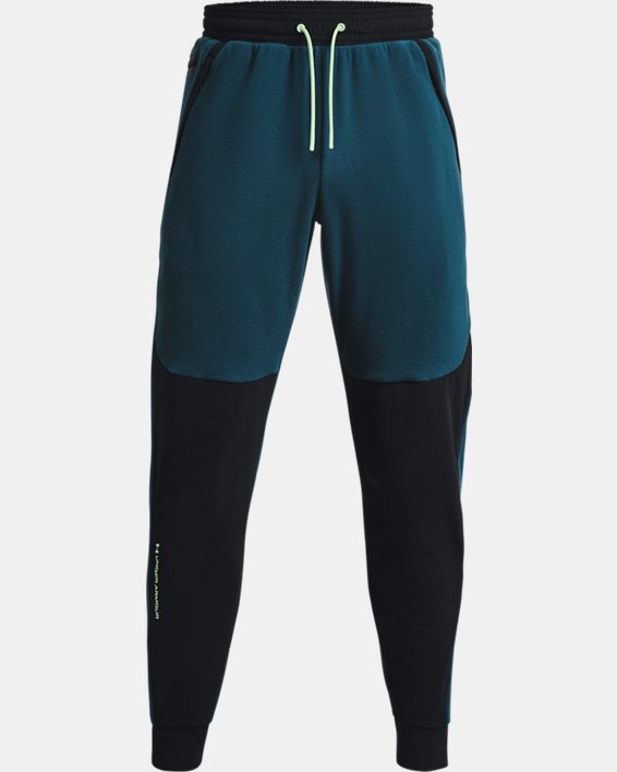 Men's UA RUSH™ Fleece Pants, Blue, pdpMainDesktop image number 7